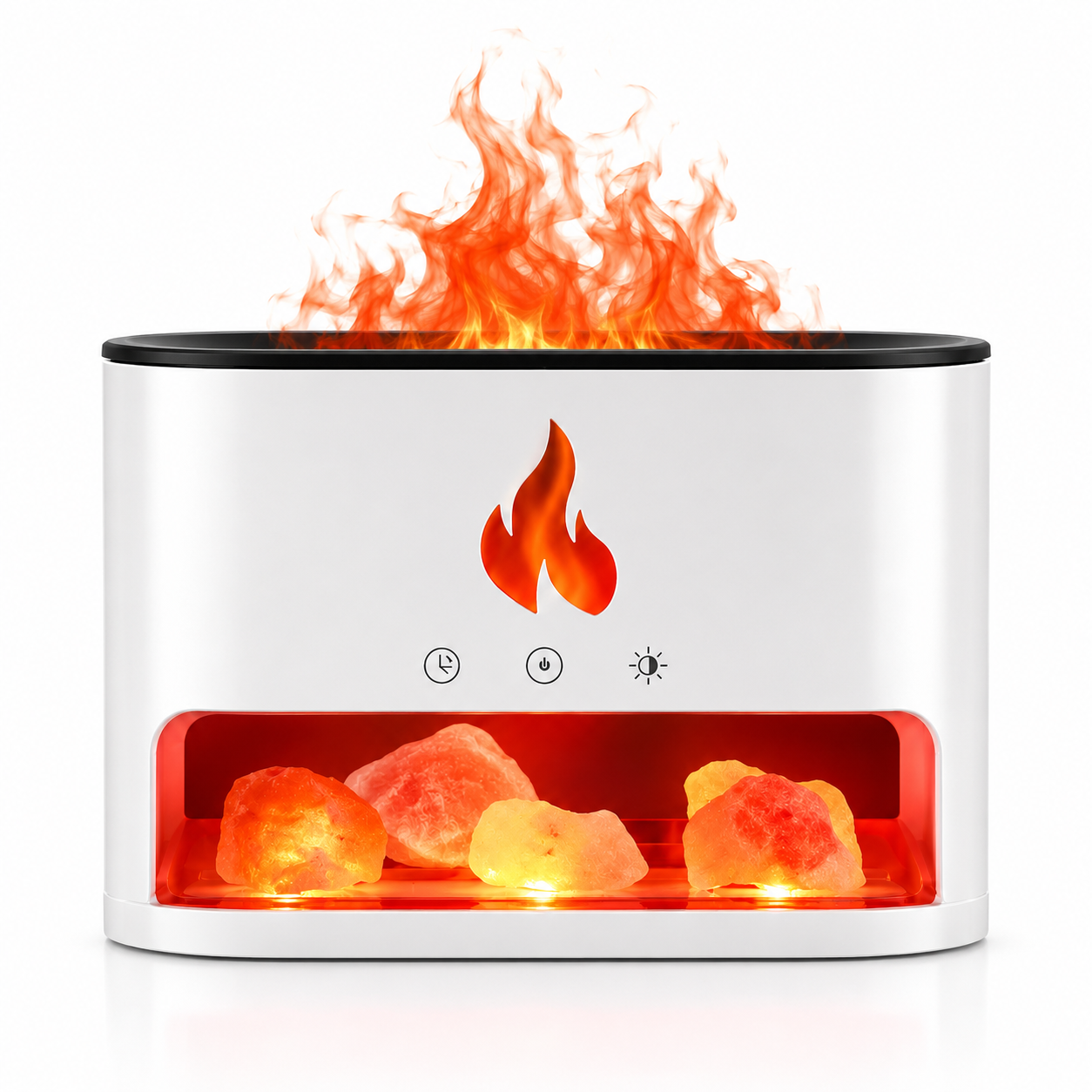 FlameMist Pro™ | Humidificador Ultrasónico con Efecto Llama LED
