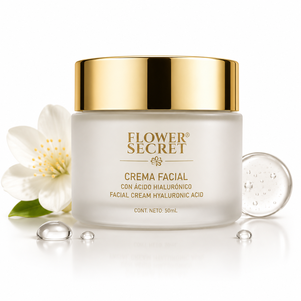 HydraHyaluronic Pro™ | Crema Facial con Ácido Hialurónico 50 ml