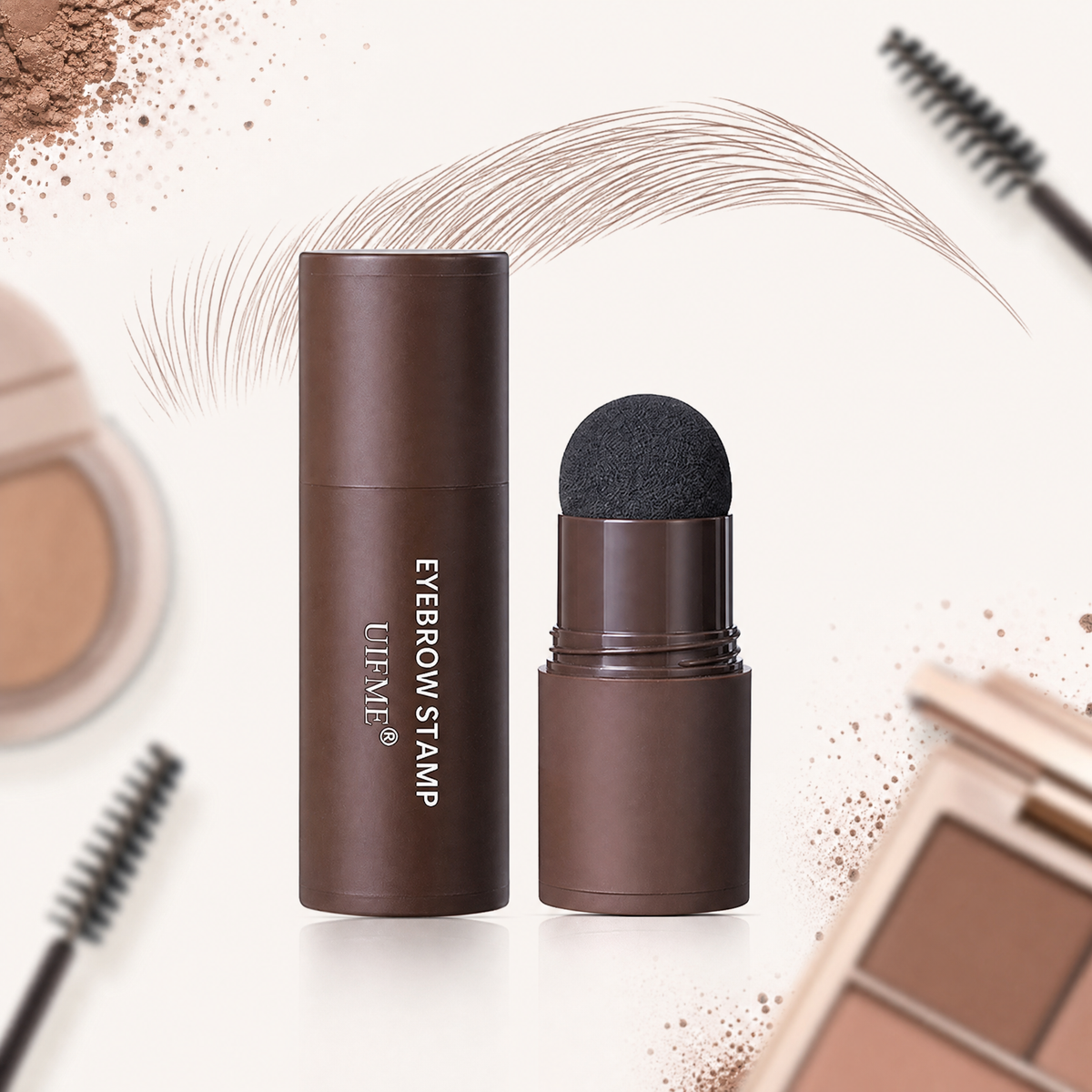 BrowPerfect™ | Kit de Sello para Cejas con 10 Plantillas